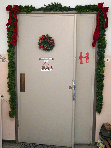 The door decoration